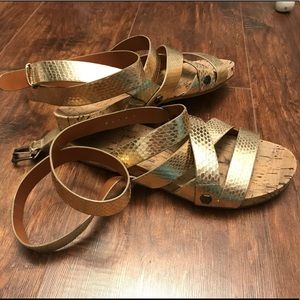 Gold Sandals